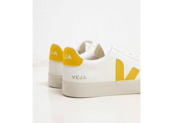 Véja sneakers campo - wit geel (maat 36-41)