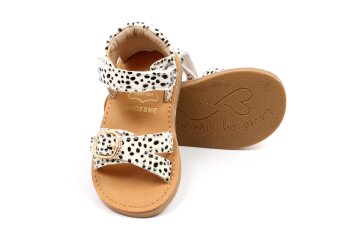 Shoesme sandalen - wit dots (maat 21-30) | Hippeschoentjes