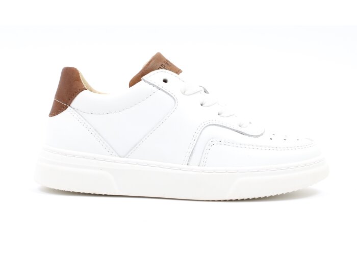 Hip sneakers - wit cognac (maat 30-41) | Hippeschoentjes