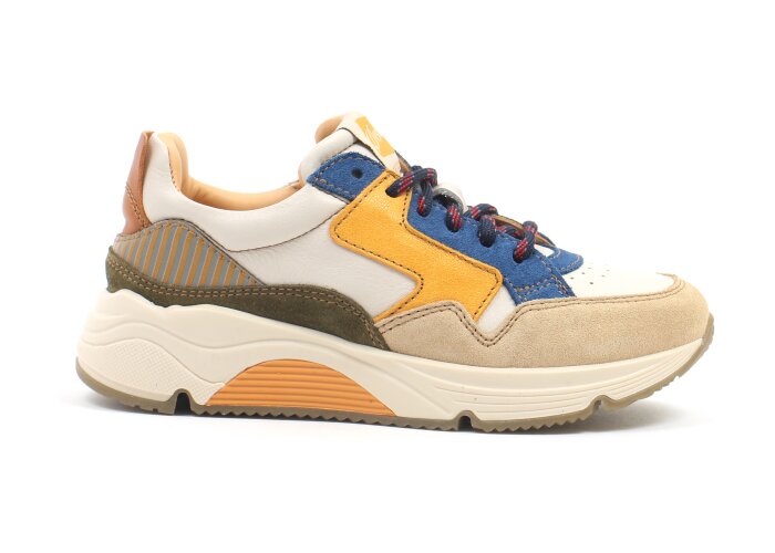 Ocra runners - multi blauw (maat 27-41) | Hippeschoentjes