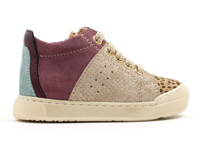 Naturino basketters - multicolor leopard (maat 20-26)