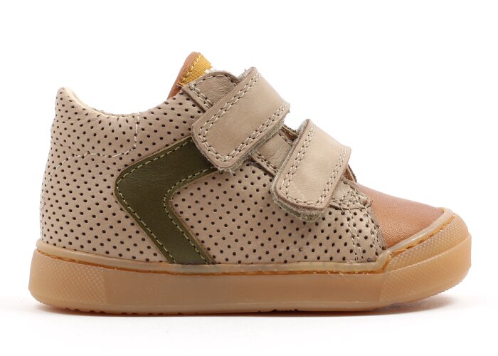 Naturino velcroschoen - cognac/taupe (maat 20-26)