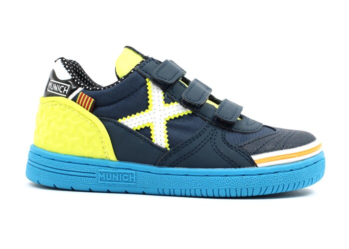 Munich sneaker - navy (maat 28-41) | Hippeschoentjes