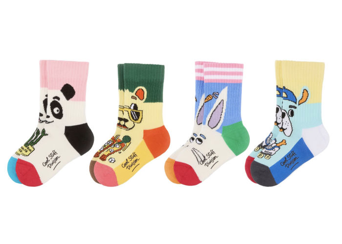 Hello hossy 4-pack sokken