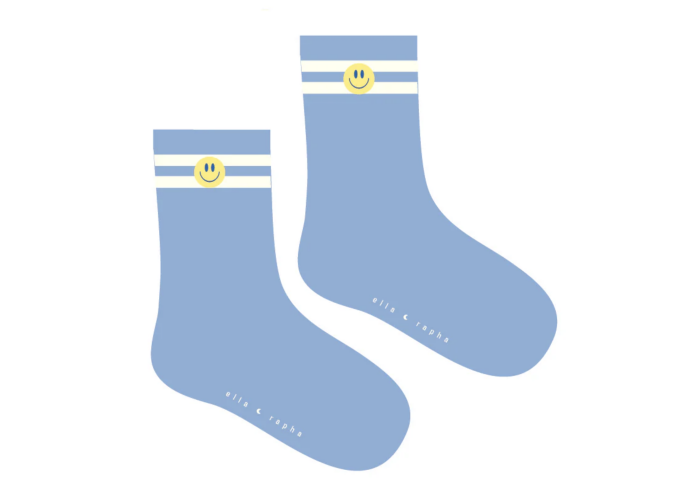 Elle and Rapha sokken