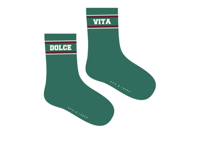 Elle and Rapha sokken