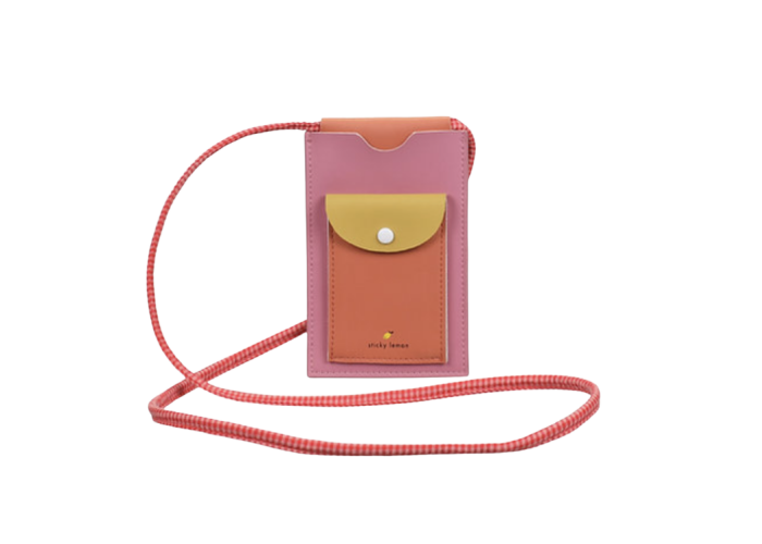 Sticky Lemon phone pouch