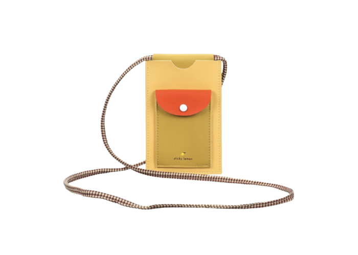 Sticky Lemon phone pouch