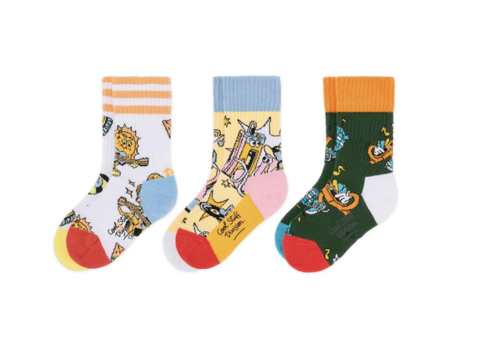 Hello hossy 3-pack sokken